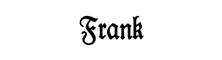 Frank Kabinett-Fraktur Halbfett Font