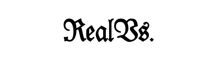 Kabinett-Fraktur Halbfett  Free Fonts Download