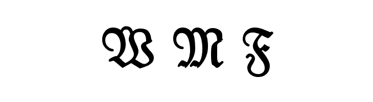 Kabinett-Fraktur Halbfett  Free Fonts Download