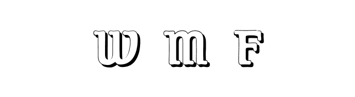 Parsons Shadow  Free Fonts Download