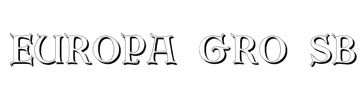 Erbar Initialen Shadow  Free Fonts Download