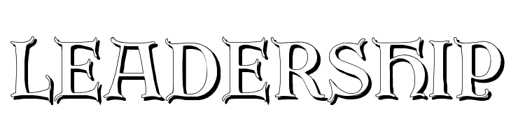 Erbar Initialen Shadow  Free Fonts Download