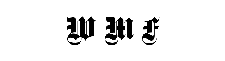 DS Fette Gotisch  Free Fonts Download