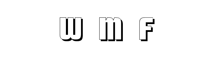 Savings Bond Shadow  Free Fonts Download