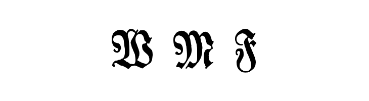 Chursaechsische Fraktur  Free Fonts Download