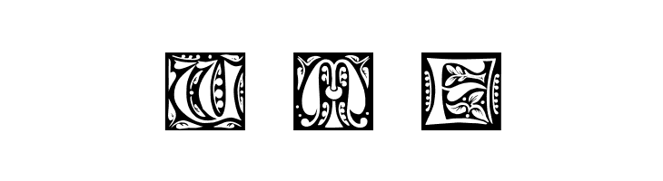 Gloucester Initialen  Free Fonts Download