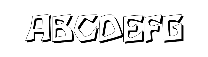 Houtsneeletter Shadow  Free Fonts Download