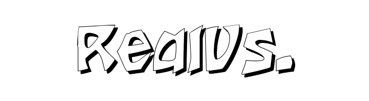 Houtsneeletter Shadow  Free Fonts Download