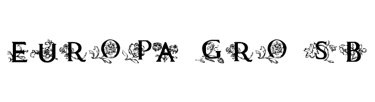 Flowers Initials  Free Fonts Download