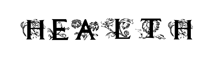 Flowers Initials  Free Fonts Download
