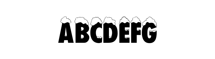 DS Snowfall  Free Fonts Download