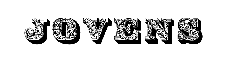 DS Lettres omb&eacute;es orn&eacute;es  Free Fonts Download