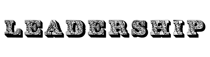 DS Lettres ombées ornées  Free Fonts Download