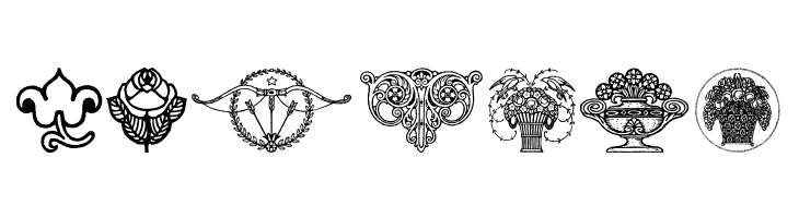 Wieynk Fraktur Vignetten  Free Fonts Download