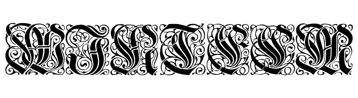 Wieynk Fraktur Initialen  Free Fonts Download