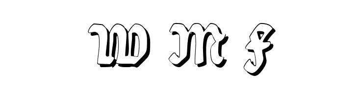 DS Ballade Shadow  Free Fonts Download