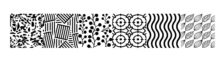 Seamless Patterns II  Free Fonts Download