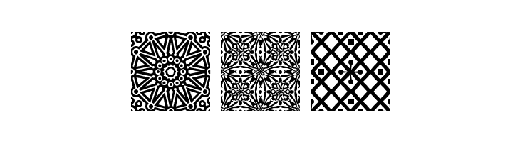 Seamless Patterns Various  Free Fonts Download