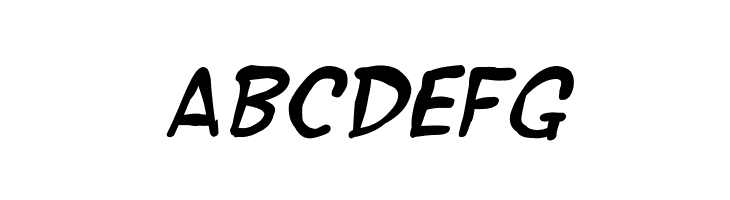 SF Wonder Comic Blotch Italic  Free Fonts Download