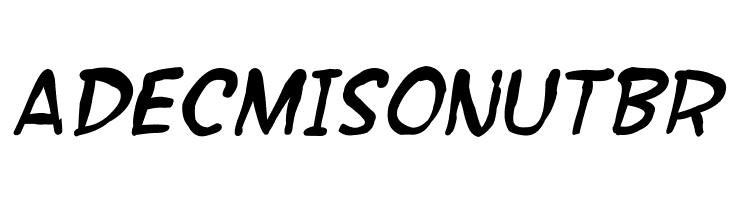 SF Wonder Comic Blotch Italic  Free Fonts Download