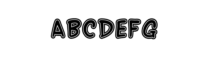 SF Wonder Comic Inline  Free Fonts Download