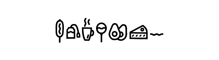 EscalopeCrustThree-Icons  Free Fonts Download