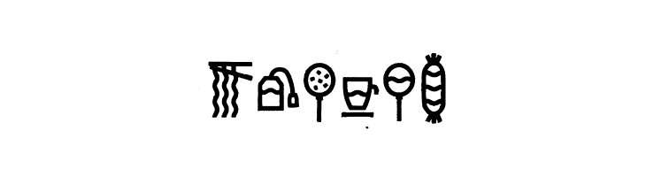 EscalopeCrustThree-Icons  Free Fonts Download