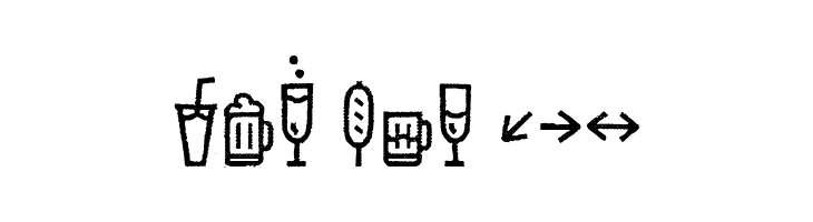 Escalope Crust Two Icons  Free Fonts Download