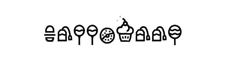 Escalope Crust Three Icons  Free Fonts Download