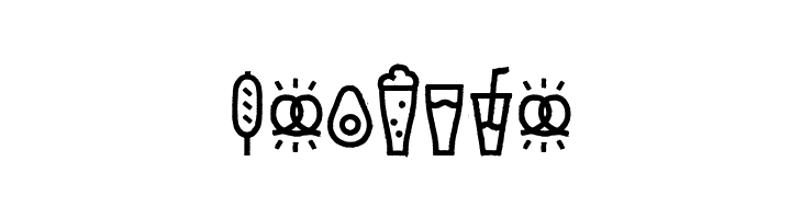 Escalope Crust Three Icons  Free Fonts Download