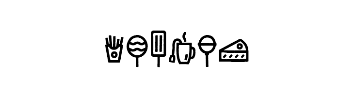 Escalope Crust One Icons  Free Fonts Download
