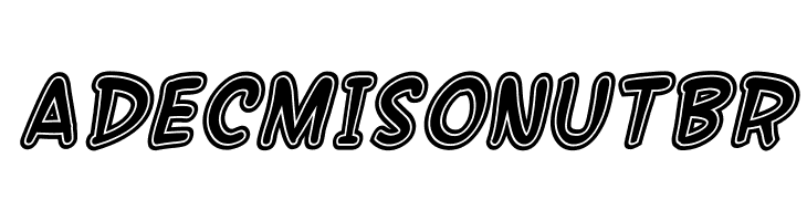 SF Wonder Comic Inline Italic  Free Fonts Download