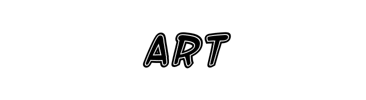 SF Wonder Comic Inline Italic  Free Fonts Download
