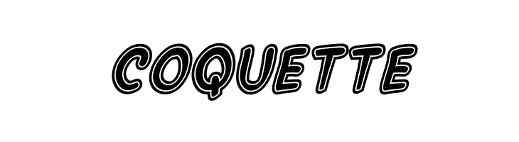 SF Wonder Comic Inline Italic  Free Fonts Download