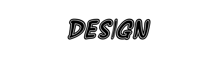 SF Wonder Comic Inline Italic  Free Fonts Download