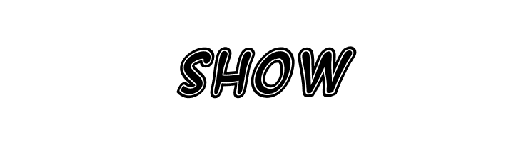 SF Wonder Comic Inline Italic  Free Fonts Download