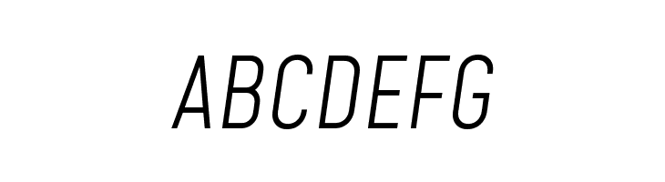 Mohave Light Italic  Free Fonts Download