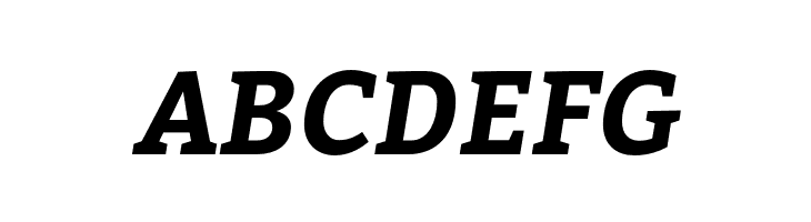 Bitter Bold Italic  Free Fonts Download