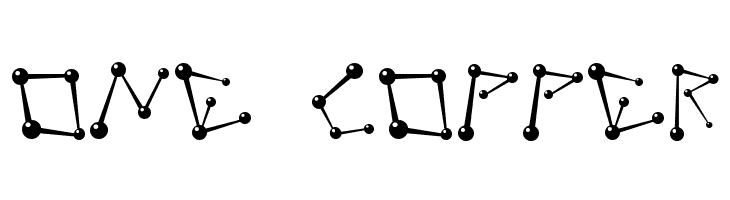 BPmolecules  Free Fonts Download