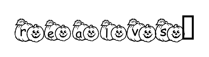 pf_pumpkin1  Free Fonts Download