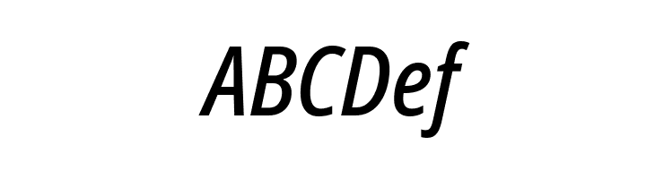 Noto Sans Condensed Medium Italic  Free Fonts Download