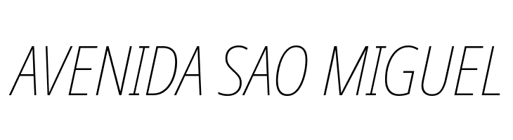 Noto Sans Condensed Thin Italic  Free Fonts Download