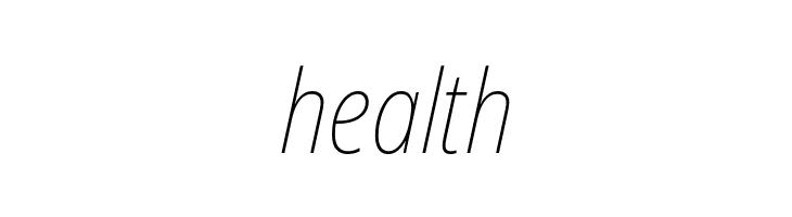 Noto Sans Condensed Thin Italic  Free Fonts Download