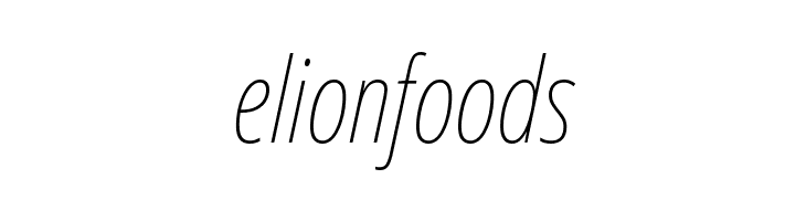 Noto Sans ExtraCondensed Thin Italic  Free Fonts Download