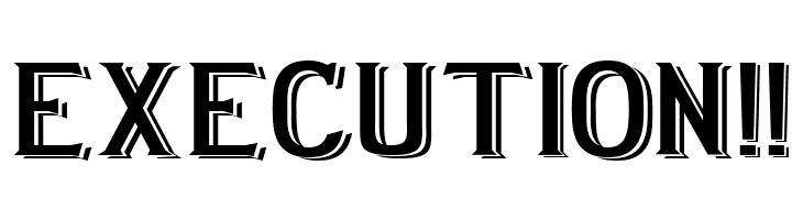 LewishamShadowedWide  Free Fonts Download