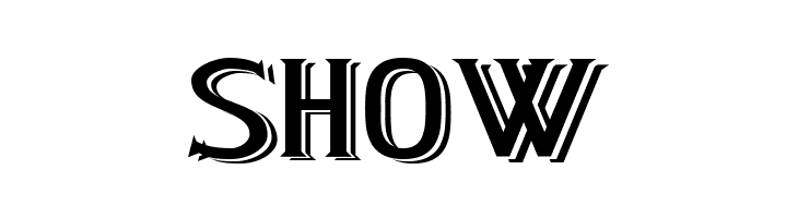 LewishamShadowedWide  Free Fonts Download