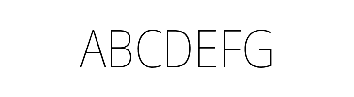 Noto Sans SemiCondensed Thin  Free Fonts Download