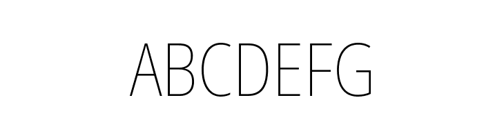 Noto Sans Condensed Thin  Free Fonts Download