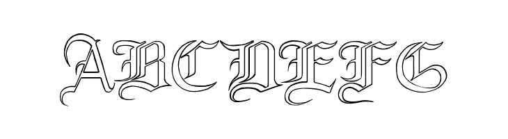 Blood and Blade outline  Free Fonts Download