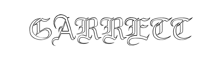 Blood and Blade outline  Free Fonts Download